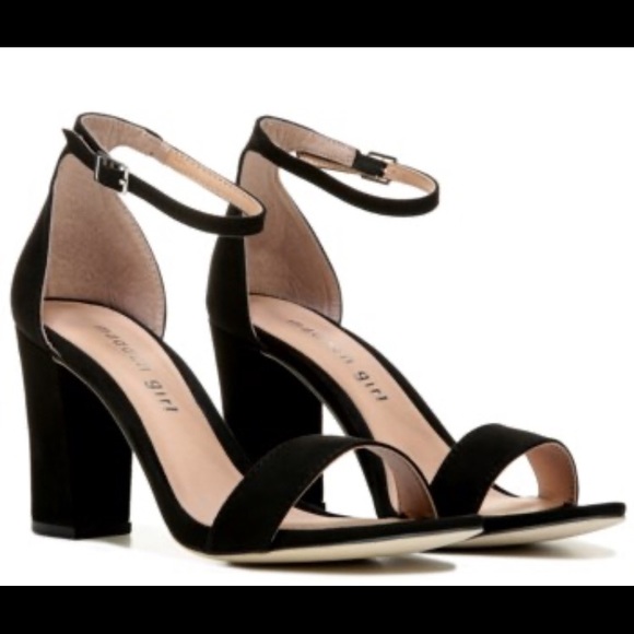 Madden Girl Black Ankle Strap Heels ✨ - Picture 2 of 7